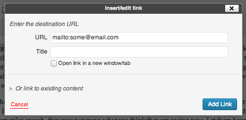 Create Email Link